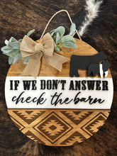 Load image into Gallery viewer, Aztec Check The Barn Door Hanger - FREE SHIPPING