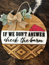 Load image into Gallery viewer, Aztec Check The Barn Door Hanger - FREE SHIPPING