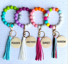 Load image into Gallery viewer, Silicone Beaded Wristlet