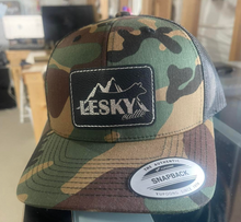 Load image into Gallery viewer, Camo Leather Patch Hat - CUSTOM