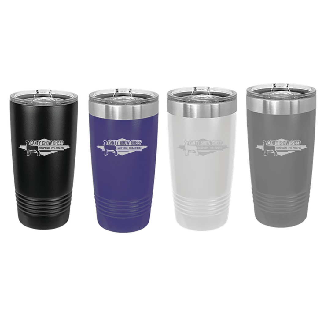 20 oz Canty Show Sheep Tumbler