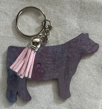 Load image into Gallery viewer, Galaxy Marble Livestock Keychain
