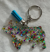 Load image into Gallery viewer, Confetti Dots Livestock Keychain
