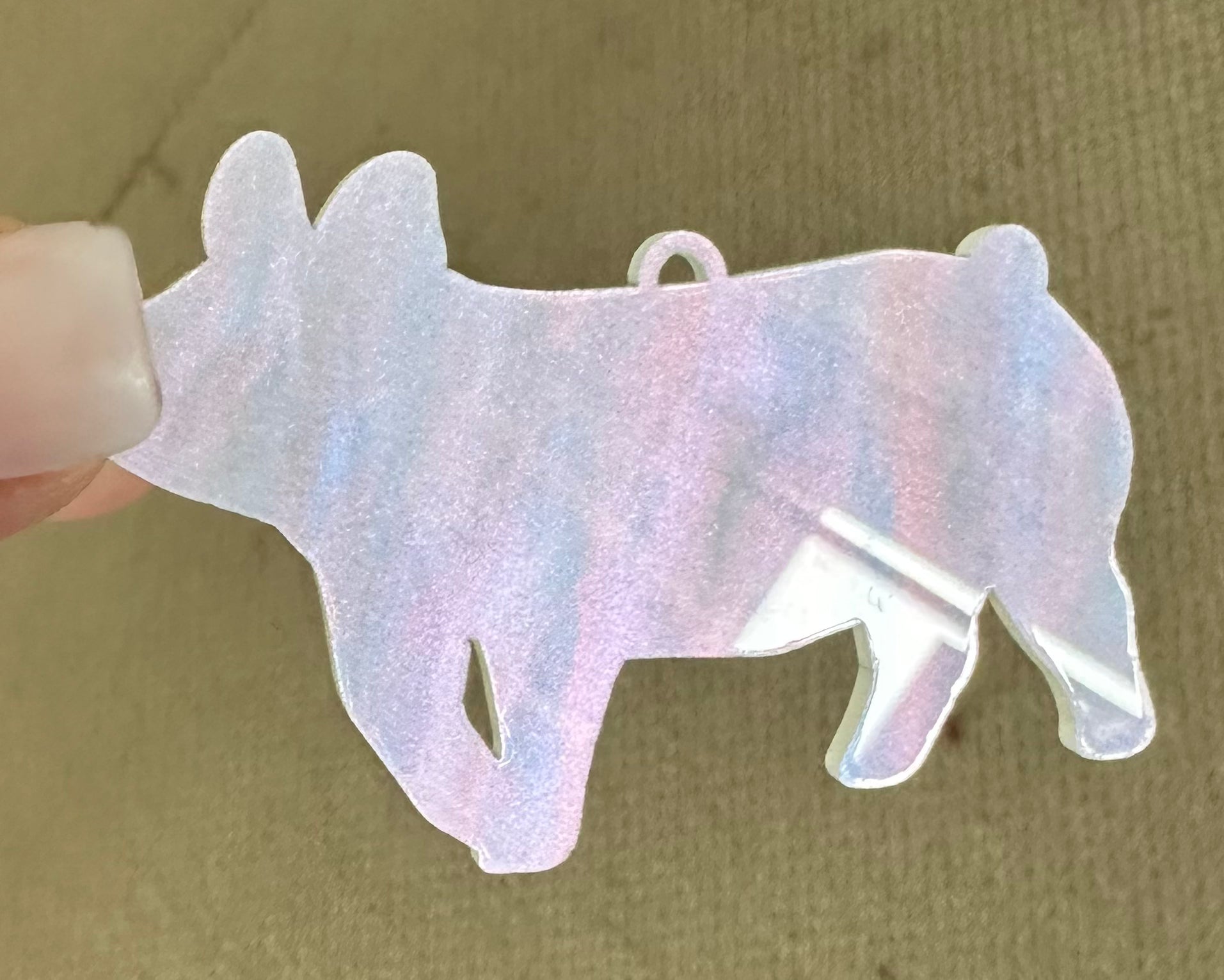 Abalone Livestock Keychain – Purple Banner Gear & Gifts