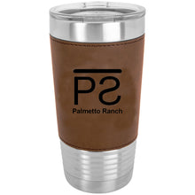 Load image into Gallery viewer, 20 oz Leather Tumbler- Cattle Brand
